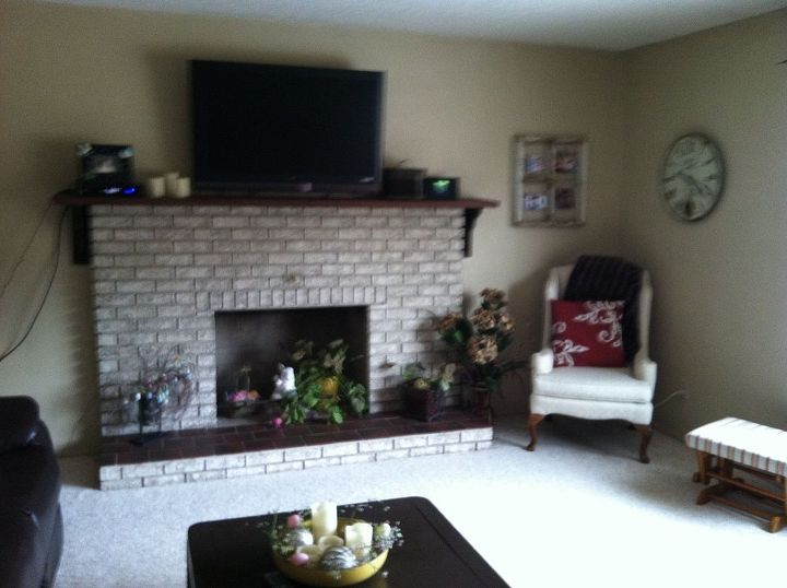 remember the fireplace i asked you all about a couple months ago, appliances, diy, fireplaces mantels, home decor, painting