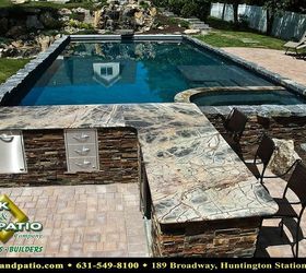 pools pools pools, decks, lighting, outdoor living, patio, pool designs, spas, Gunite pool with auto cover swim up bar tanning shelf