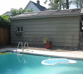 Garaje convertido en casa de la piscina