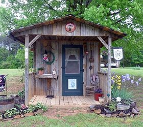 jeannie s his and hers garden sheds, gardening, outdoor living, repurposing upcycling, Hers
