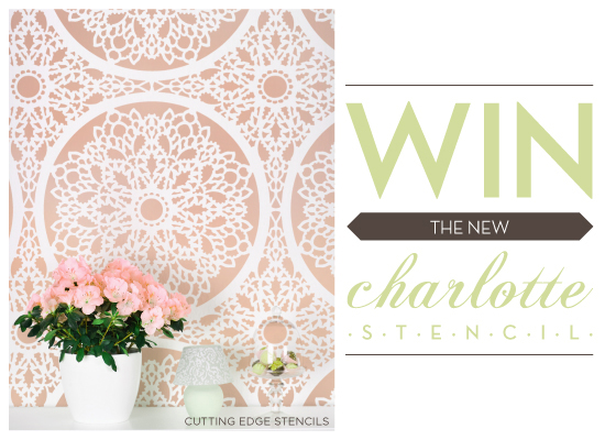 a chance to win a free charlotte stencil and the inside scoop on blogger s day out, wall decor