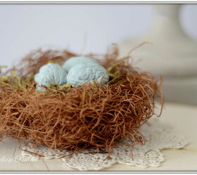 bird nest woven with charm diy, crafts, seasonal holiday decor, wreaths