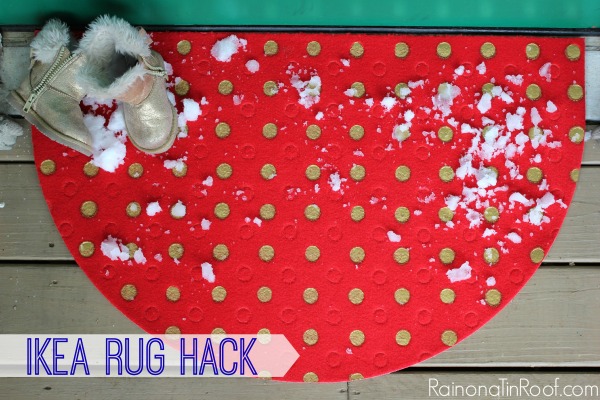 ikea rug hack, flooring, The new rug is perfect outside my door and only took 15 minutes to hack