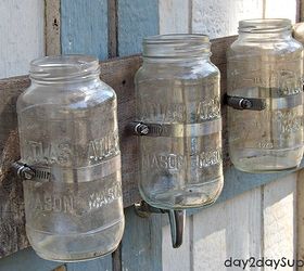 mason jar herb garden, chalkboard paint, crafts, gardening, mason jars, repurposing upcycling