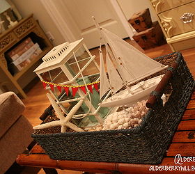 decor a nautical basket, home decor