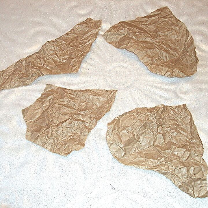 how to create a faux leather finish using brown paper