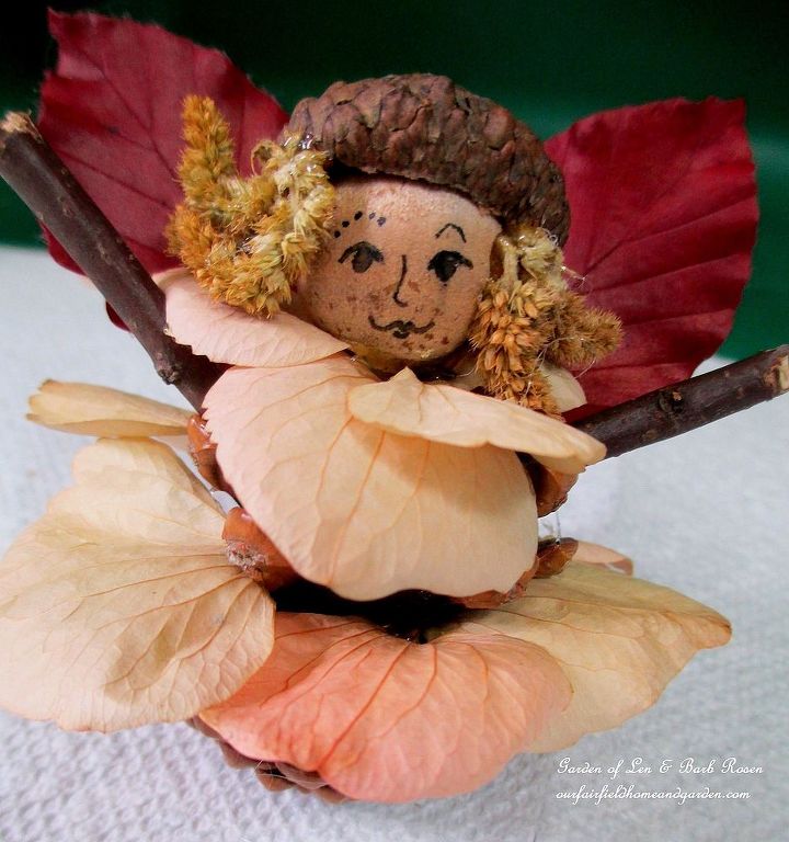 diy project make fairies for free, crafts, flowers, gardening, hydrangea, See a tutorial on making this fairy