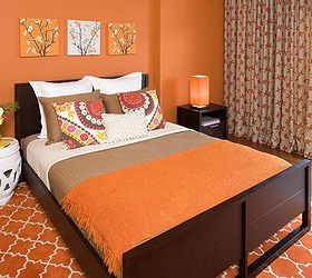q pantone s spring colors for 2012 are out i created a pinboard of all the rooms, home decor, living room ideas, painting, Tangerine Tango