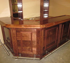 Custom Bar and Bar Back Hometalk