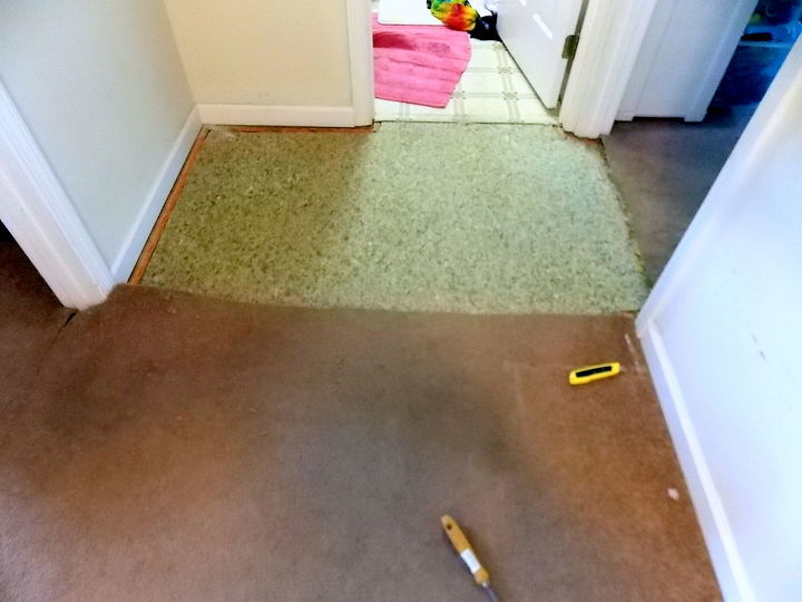removing carpeting, diy, flooring, how to