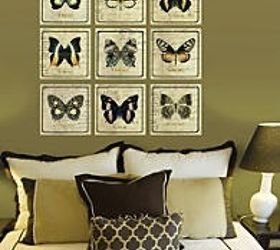 6 cool ways to use vintage wall decals, home decor, wall decor, This vintage wall decal is great for creating a focal point in the bedroom