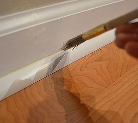 how to install 3 4 round moulding, diy, flooring, how to, paint colors, wall decor, woodworking projects, Paint the mouldings to match