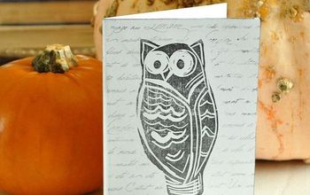 Making your own stamp for home decor projects..