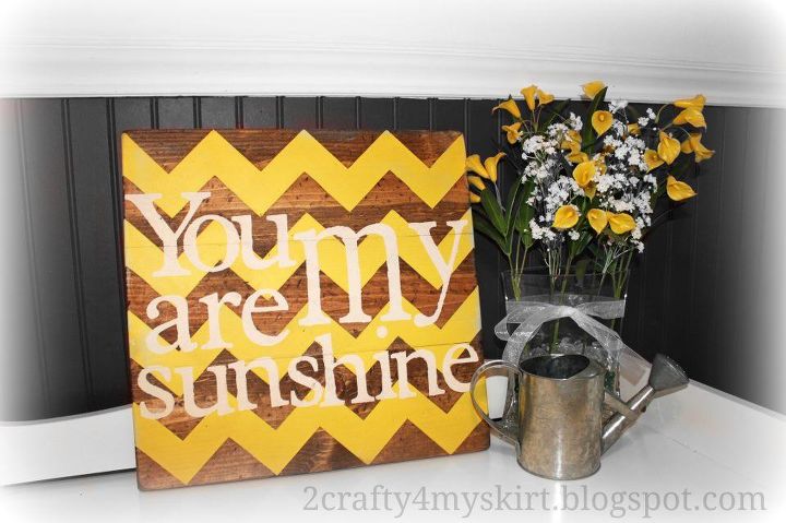 you are my sunshine sign, crafts, painting