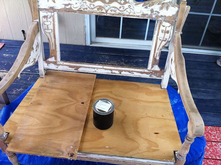 my yard sale find becomes a real treasure, painted furniture, This is more work than I bargained for
