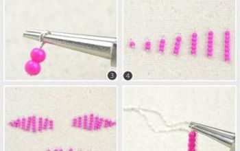Make a Necklace in a Pink Collar Pattern