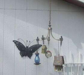 recycled light fixture, repurposing upcycling