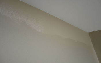 Painting a straight line at the ceiling trick