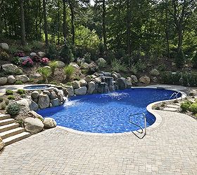 should the ideal backyard oasis include a spa, outdoor living, Custom In ground Raised Spa