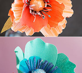 paper flower frames ornaments diy wednesday, crafts, Custom crafting paper in various colors creatively cut and put together into a stunningly beautiful paper flower