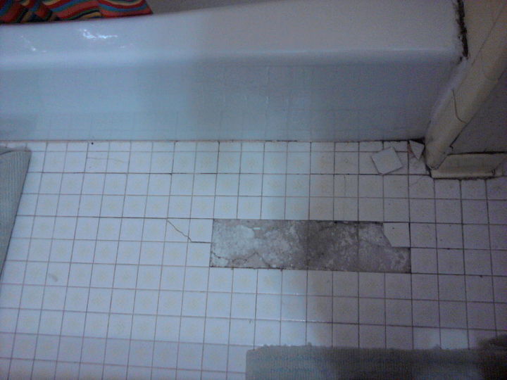 this is what my tile looks like in my bathroom i m looking to replace the tile in my, bathroom ideas, flooring, tile flooring, tiling, upstairs bathroom floor