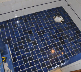 small bath flooring project, flooring, tile flooring, tiling, tile set