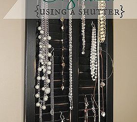 diy jewelry organizer from an old shutter cabinet door, organizing, repurposing upcycling
