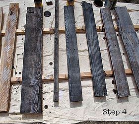 how to age wood with paint and stain, painting, woodworking projects, Step 4 Grey wash