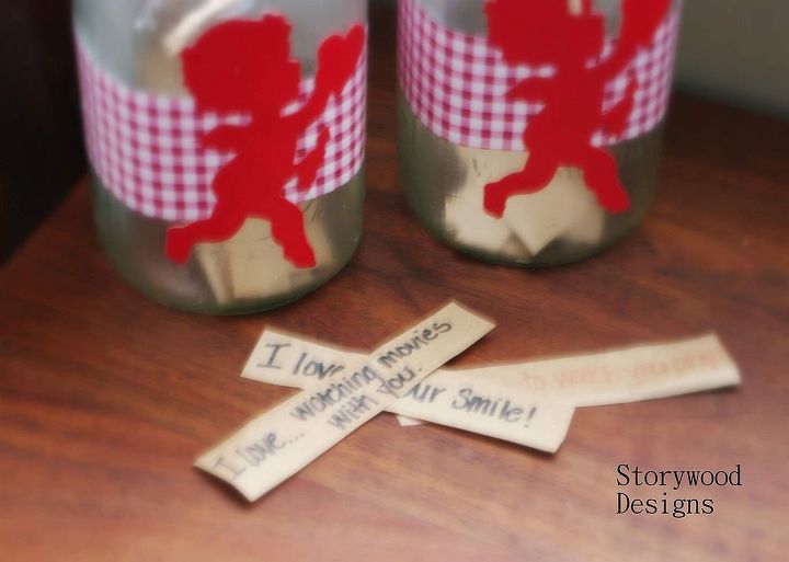 mason jar love buckets, chalkboard paint, crafts, mason jars, seasonal holiday decor, valentines day ideas, I plan to fill the boys buckets with notes each day telling them what I love about them and may leave an occasional treat or 2