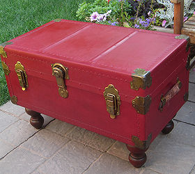 antique trunk coffee table with annie sloan chalk paint