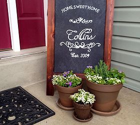 front porch chalkboard, outdoor living, porches