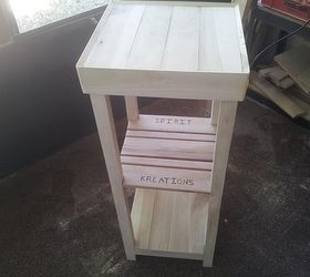 refurbished pallet into a plant stand, diy, pallet, woodworking projects