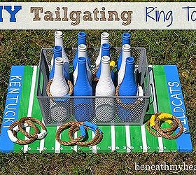 diy tailgating ring toss game, crafts