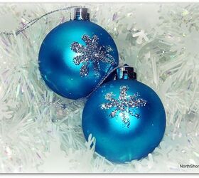 christmas glitter ball decorations, christmas decorations, crafts, seasonal holiday decor