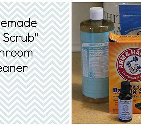 home made bathroom cleaner, cleaning tips, Recipe for homemade soft scrub bathroom cleanser