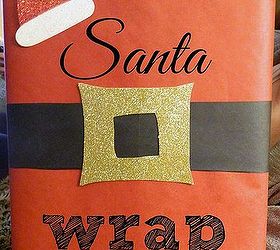 diy wrap it up like santa, christmas decorations, crafts, seasonal holiday decor, Put it all together to equal total cuteness Come visit my blog to see all the details Happy Holidays