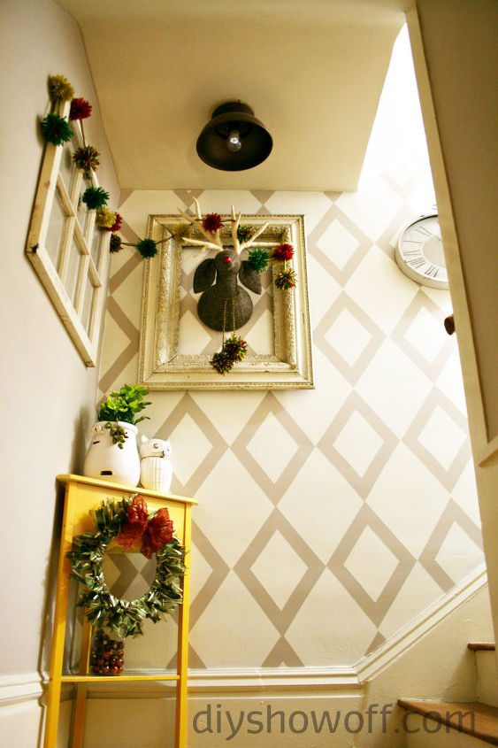 a 2012 diy recap, crafts, home decor, stairway landing makeover