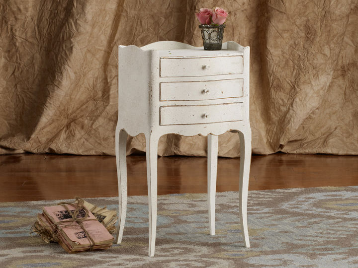 brocante antiques, home decor, Boulevard Marceau Accent Table We couldn t pass up this perfectly feminine circa 1900 piece when we happened upon it in a brocante in Saint Remy With its graceful cabriole legs and carved apron this is a lovely example of Louis XV