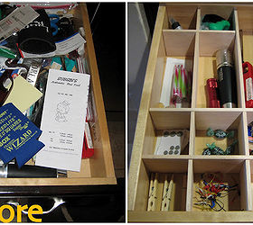 diy drawer organizer, kitchen design, organizing, woodworking projects