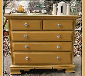 simple and elegant yellow dresser makeover paintedfurniture, painted furniture, can you believe the difference between the before I love how it turned out