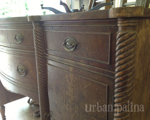 antique buffet old ochre coco, chalk paint, painted furniture, BEFORE