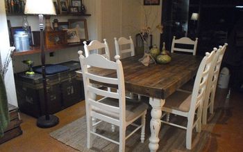 Pallet Wood Farmhouse Dining Table