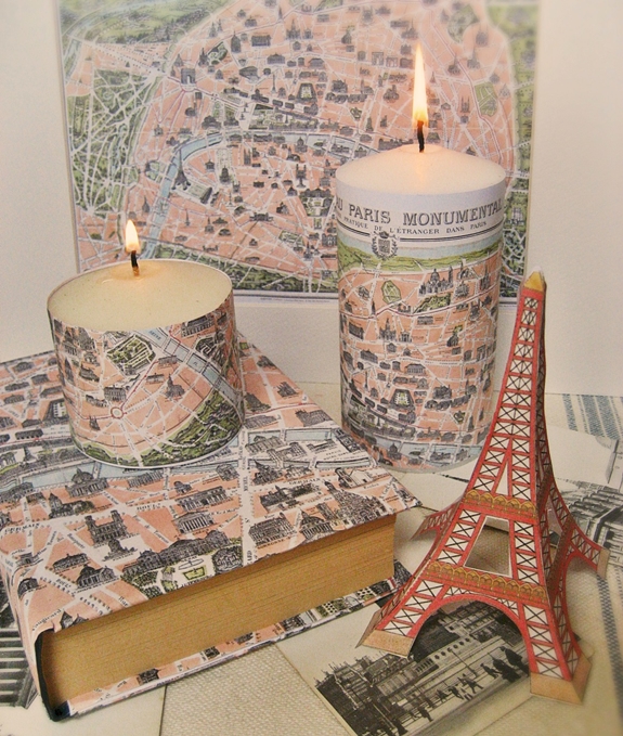 fun and easy paper crafts with vintage maps of paris, crafts, Super easy and fun paper crafts for a little virtual trip to Paris