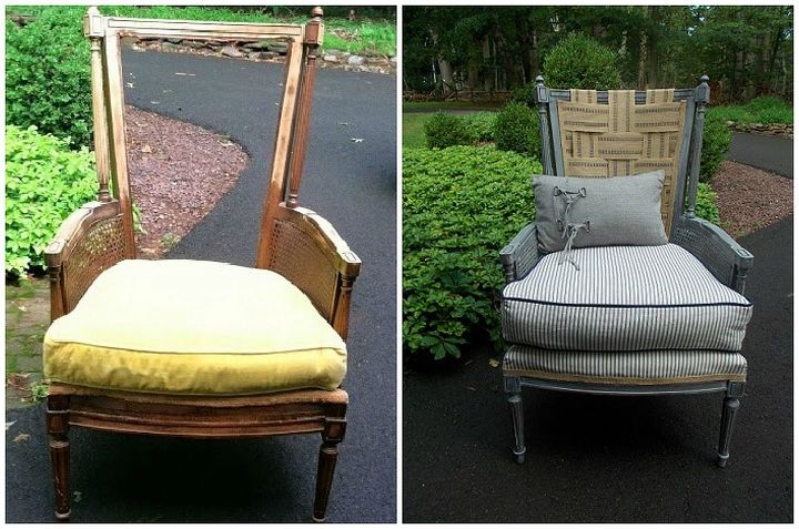 diy chair reupholstered, painted furniture, reupholster