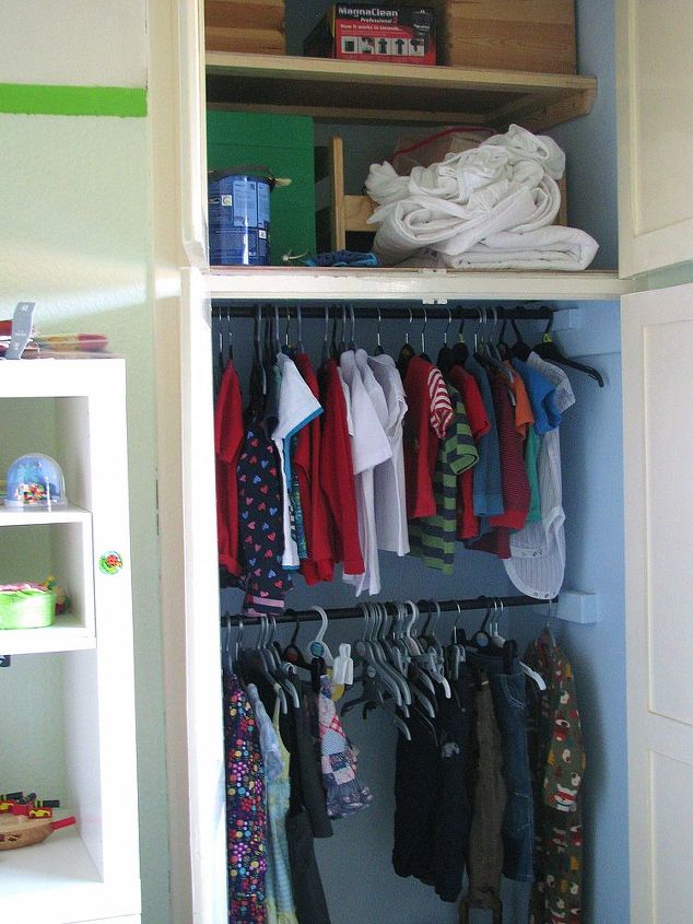 reclaiming the children s wardrobe, bedroom ideas, cleaning tips, closet, Here s what we ended up with