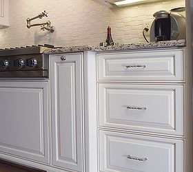 details they do matter when it comes to molding, doors, home decor, painted furniture, Toe board cut outs also known as furniture valance names vary by manufacturer add furniture appeal This custom kitchen had each section custom tailored to the size of each section