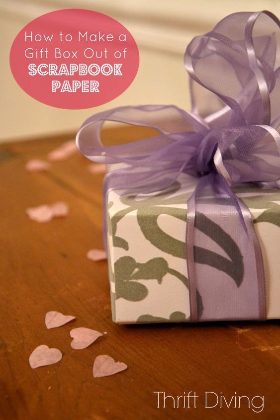 10 projects to inspire you, diy, how to, pallet, Scrap paper gift box