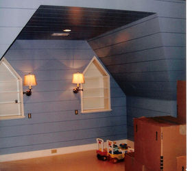 unique attic build out, home improvement
