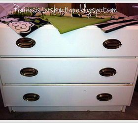 fun and funky repurposed dressers in fabric, painted furniture, repurposing upcycling, Before Both dressers looked like this