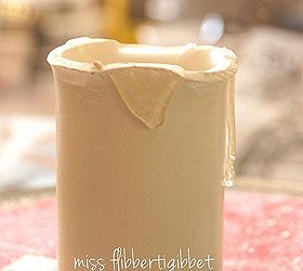 how to make faux candles, crafts, repurposing upcycling, Add hot glue drips